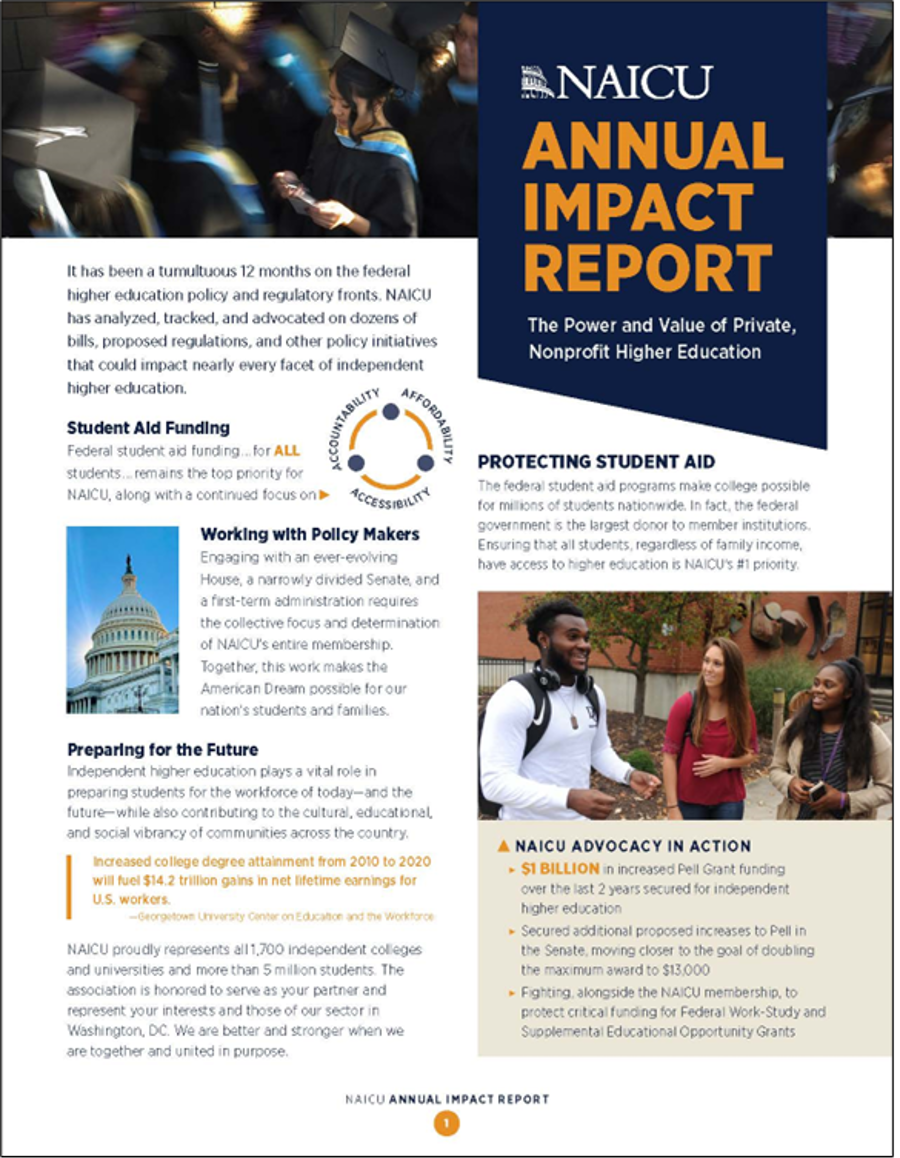 NAICU Annual Impact Report